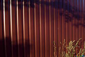 Corrugated Metal fence