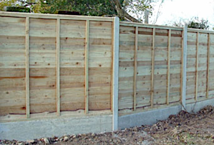 How to Paint Fence Panels with Concrete Posts