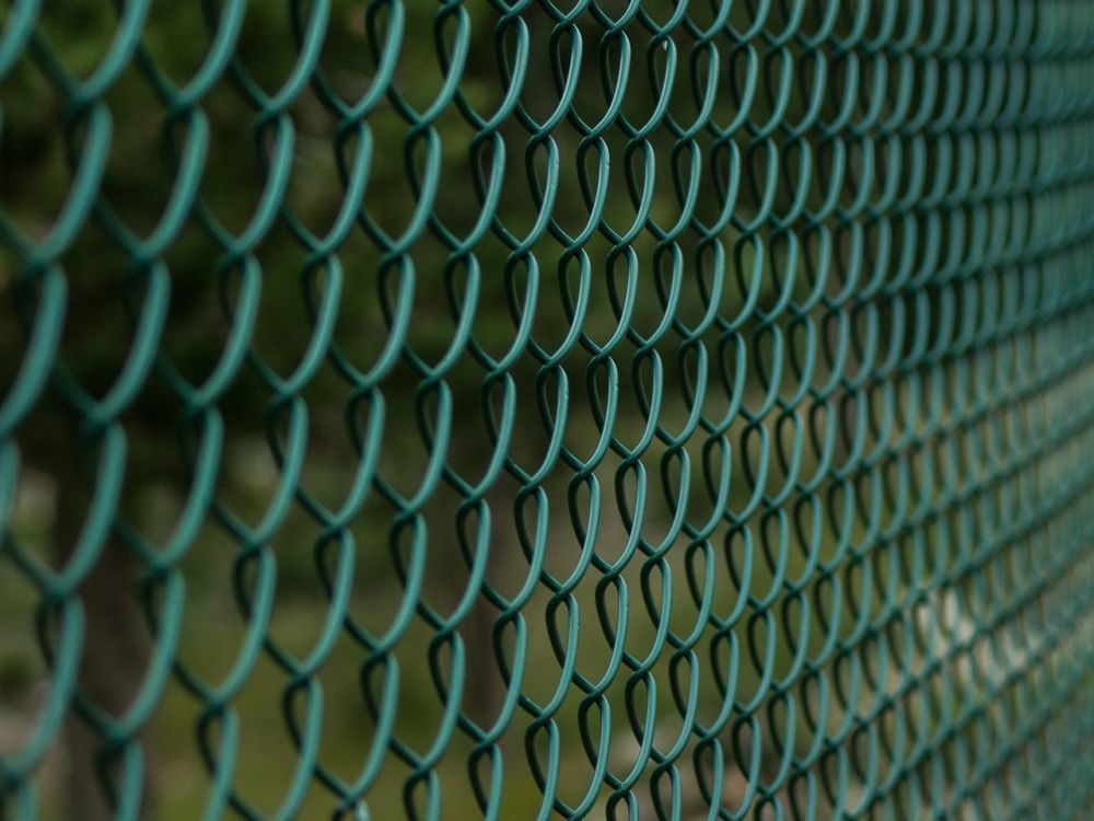 What Color Green Is Chain Link Fence?