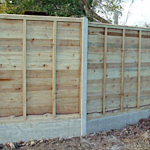 How to Paint Fence Panels with Concrete Posts